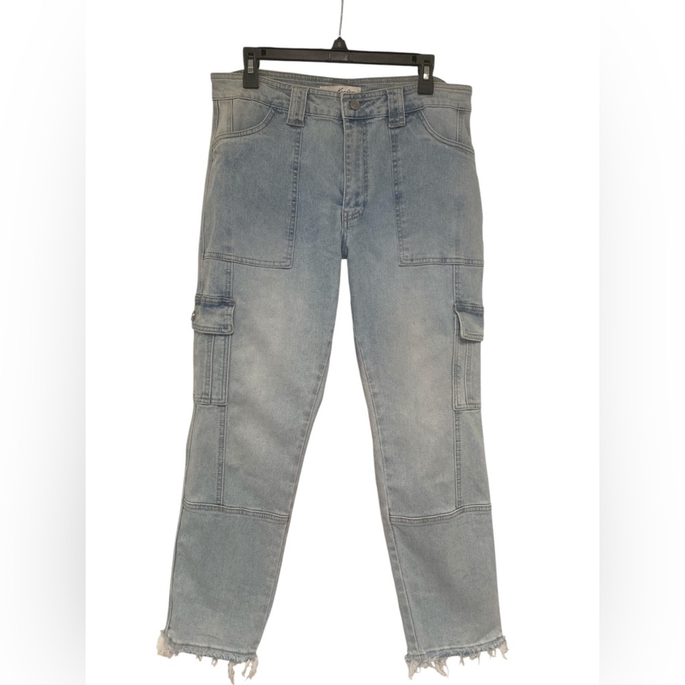 KanCan Light Blue Cargo Pants GUC 13/30